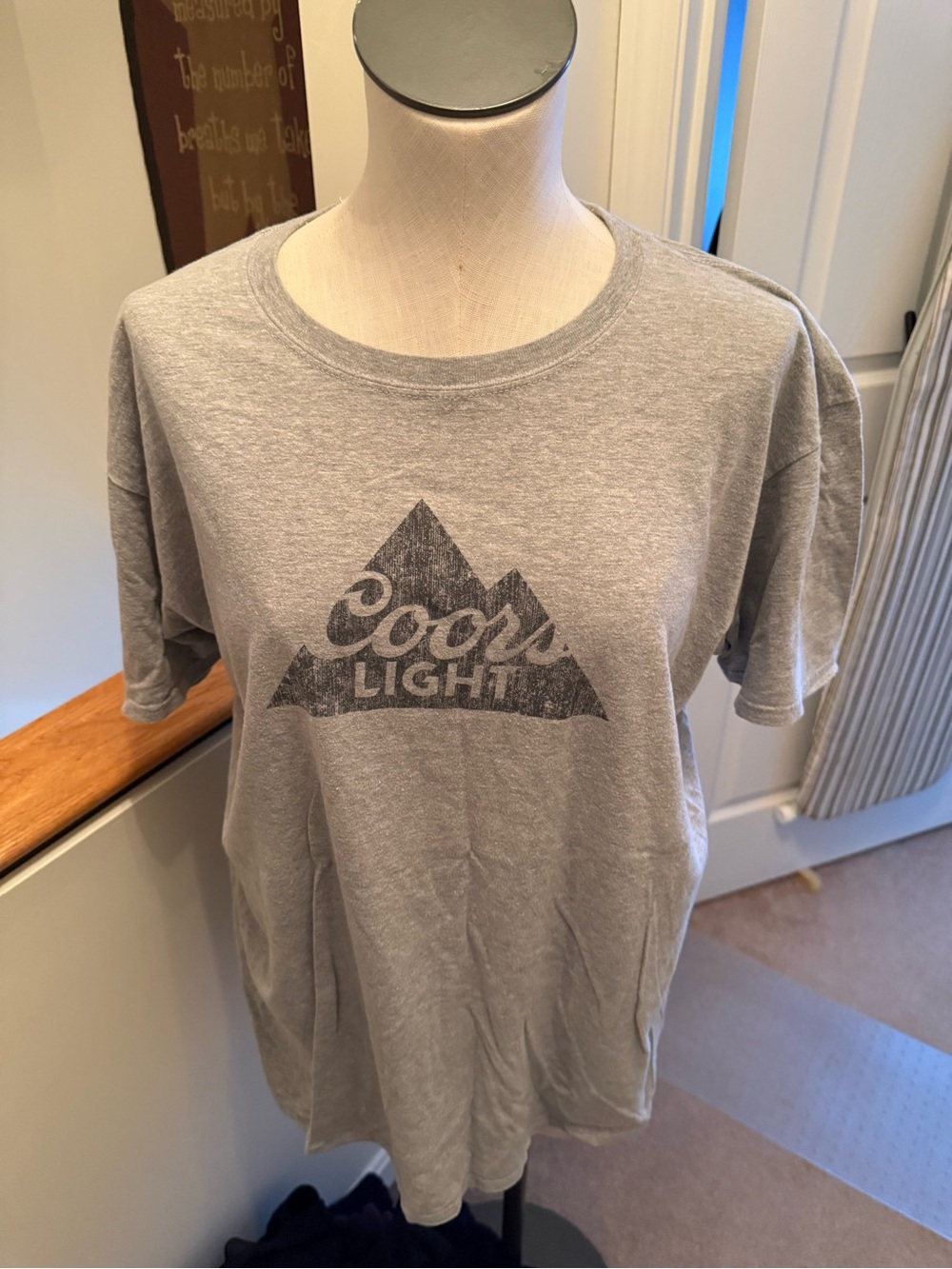 Gildan Gray Coors Light Graphic Tee